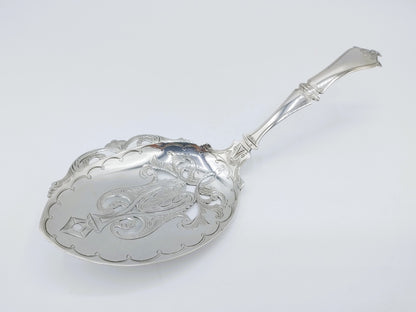 Silver pastry scoop, J.M. van Kempen en Zn, Voorschoten, 1882