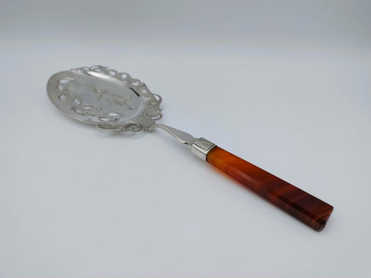 Zilveren pasteischep, N.S. Visser, Den Bosch, 1869