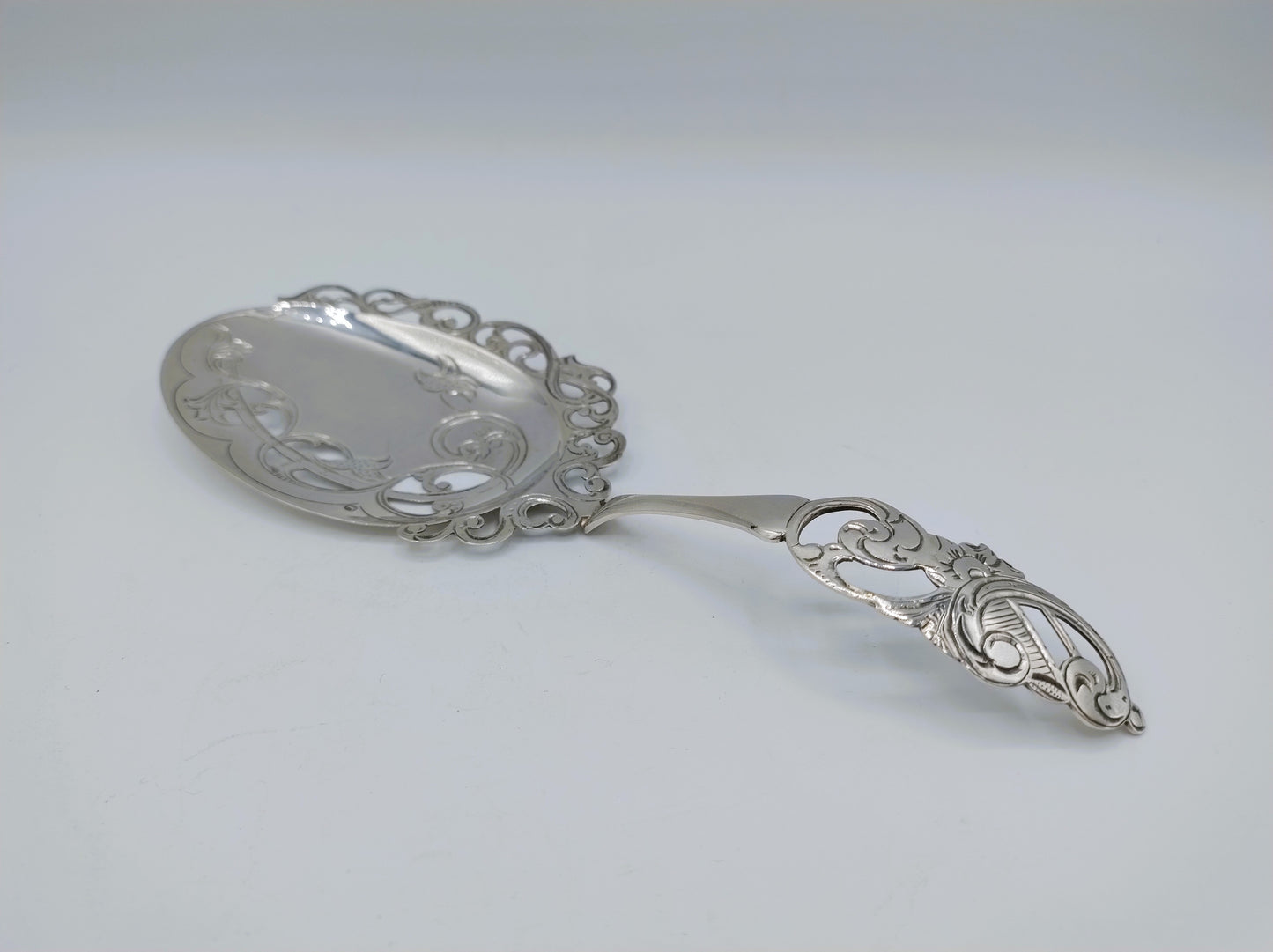 Zilveren pasteischep, N.S. Visser, Den Bosch, 1868
