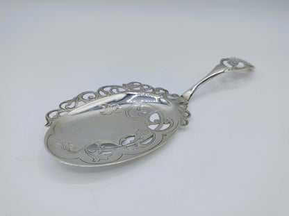 Zilveren pasteischep, N.S. Visser, Den Bosch, 1868