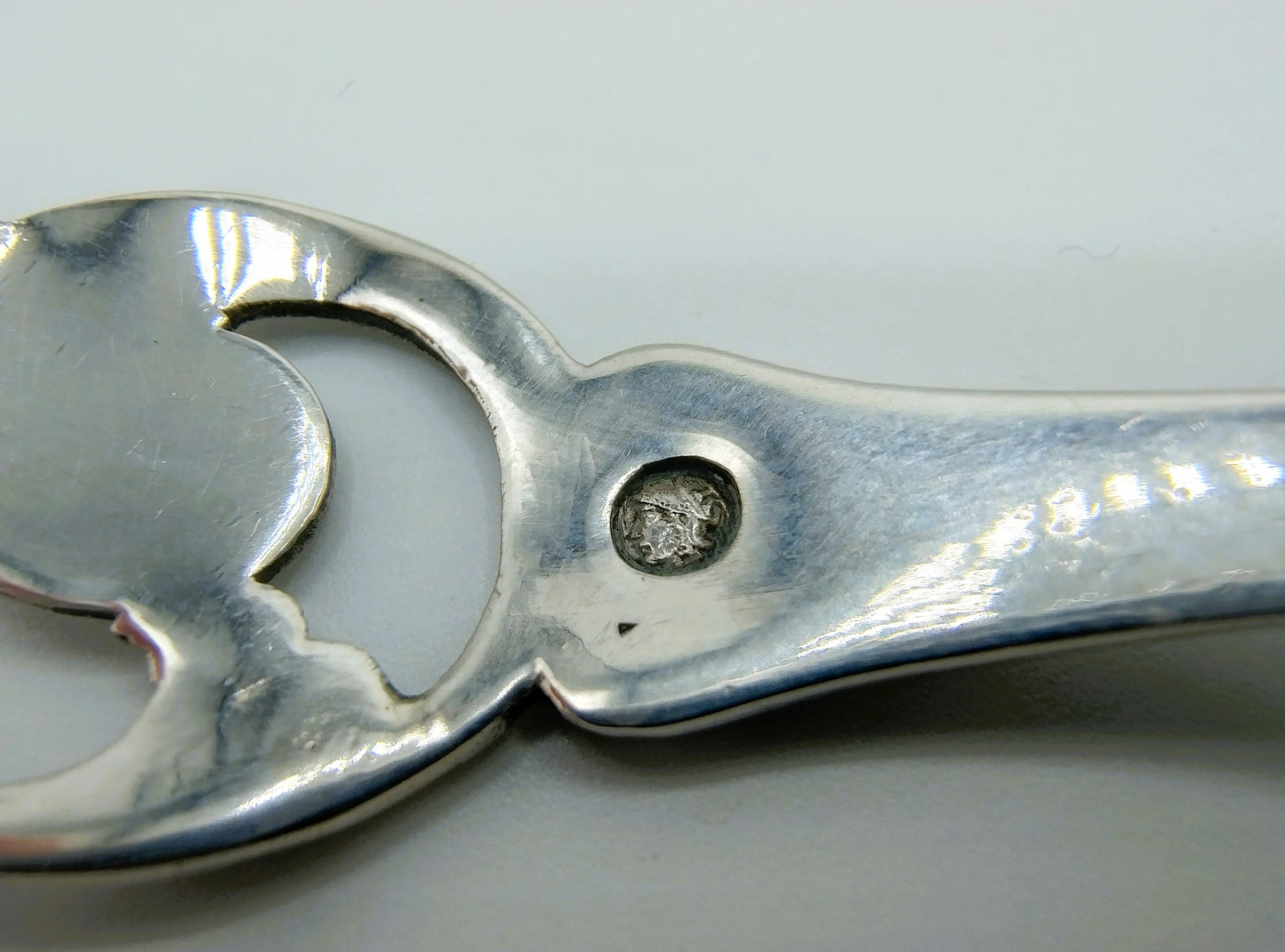 Zilveren pasteischep, N.S. Visser, Den Bosch, 1868