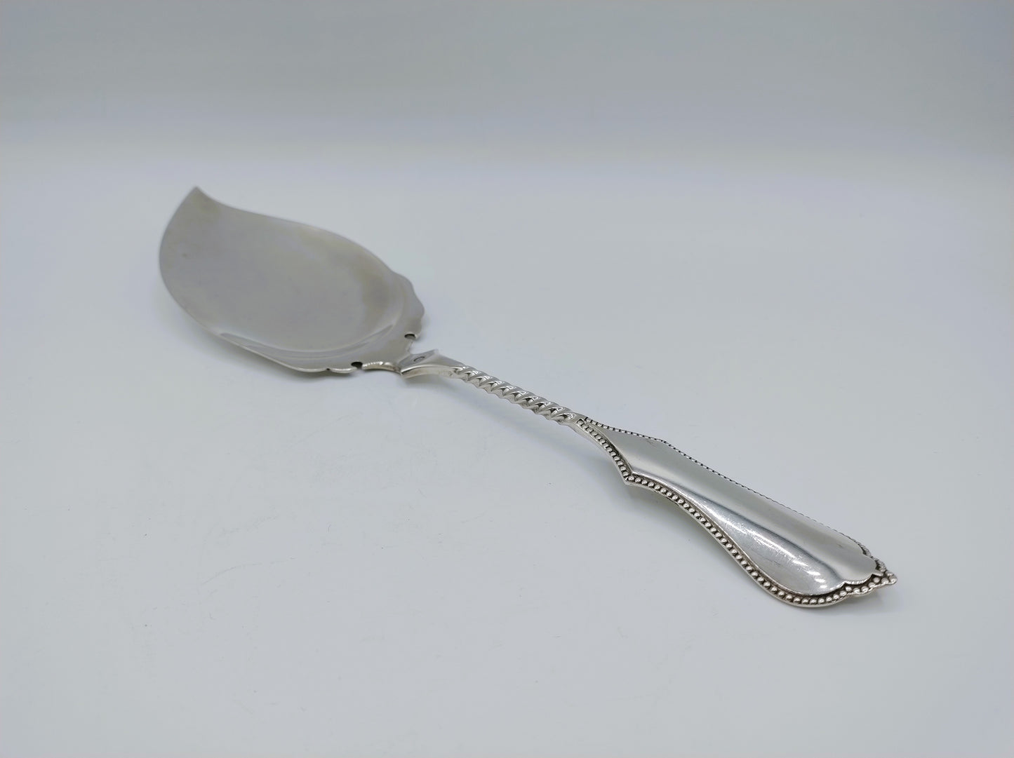 Zilveren pasteischep, R.W. Kijlstra, Leeuwarden, 1900