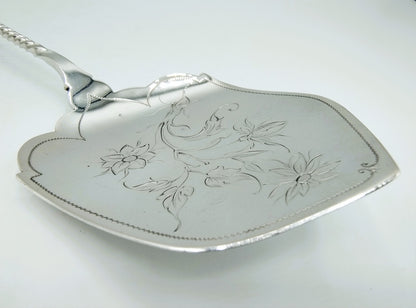 Zilveren pasteischep, J.M. van Kempen en Zn, Voorschoten, 1889