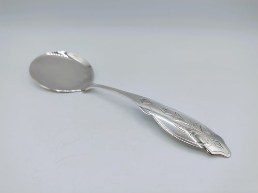 Zilveren pasteischep, J.M. van Kempen en Zn, Voorschoten, 1880