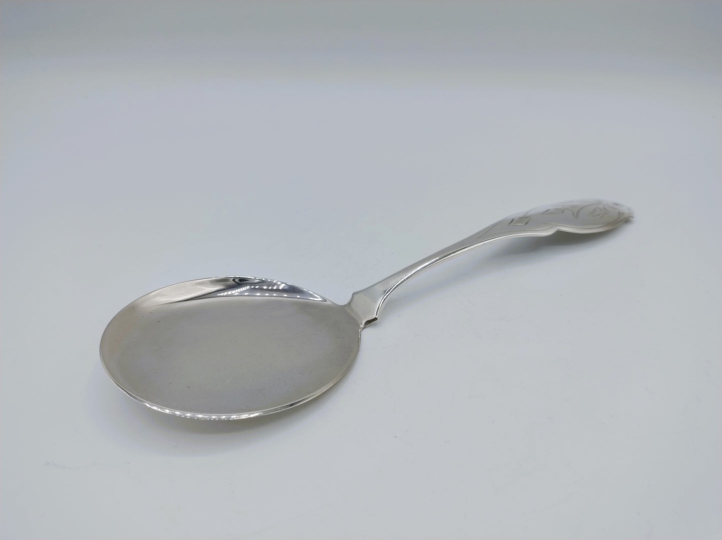 Zilveren pasteischep, J.M. van Kempen en Zn, Voorschoten, 1880