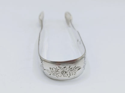 Silberne Zuckerzange, J.H. Tarner, Amsterdam, 1861