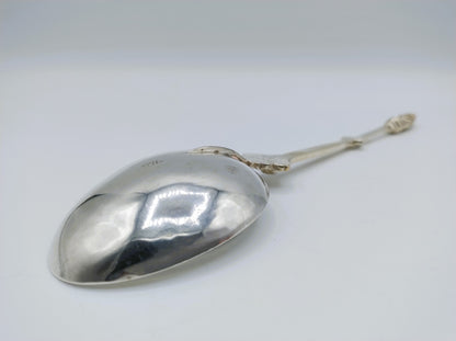 Zilveren apostellepel met pseudokeuren, Groningen, 1882
