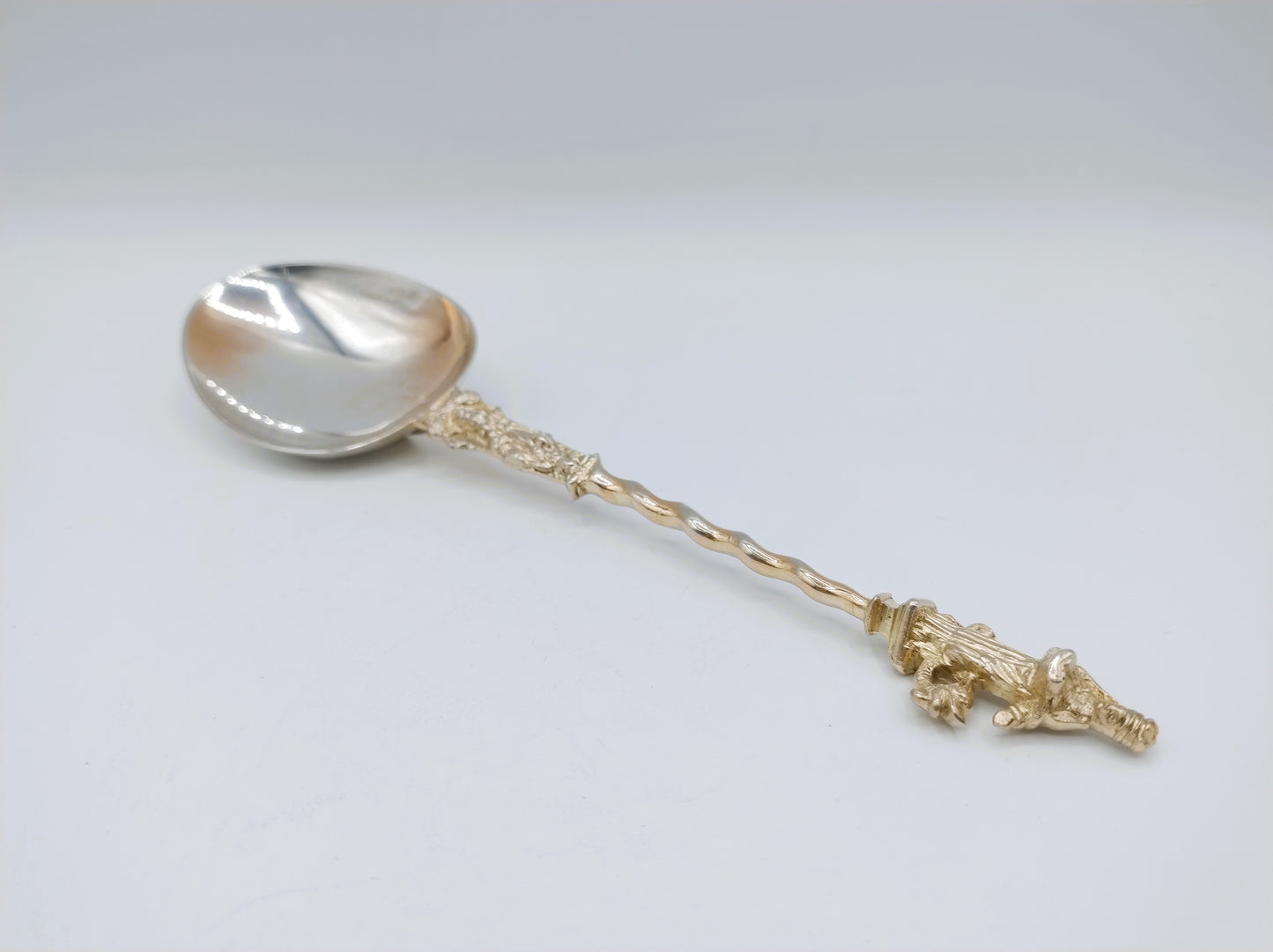 Zilveren apostellepel, R. Scheltens, Groningen, 1890