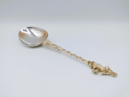 Zilveren apostellepel, R. Scheltens, Groningen, 1890