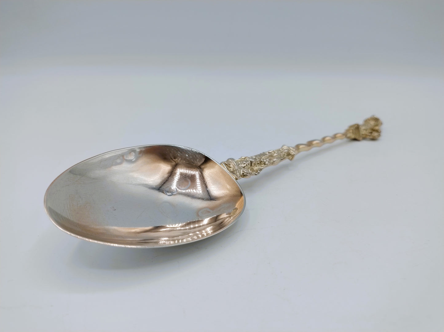 Zilveren apostellepel, R. Scheltens, Groningen, 1890