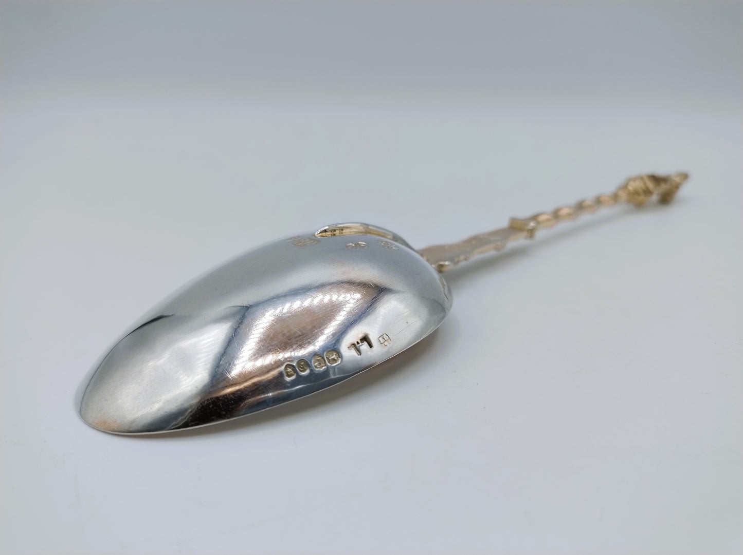 Zilveren apostellepel, R. Scheltens, Groningen, 1890