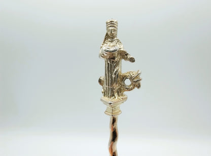 Zilveren apostellepel, R. Scheltens, Groningen, 1890