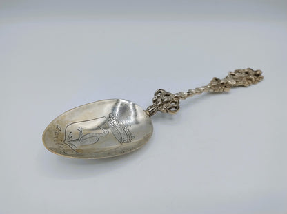 Zilveren gelegenheidslepel, W. Edeling, Schoonhoven, 1902