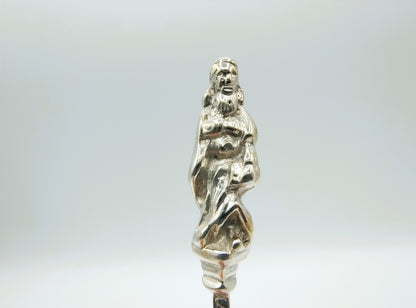 Zilveren apostellepel met pseudokeuren, Groningen, 1882