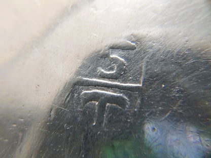 Zilveren apostellepel met pseudokeuren, Groningen, 19e eeuws