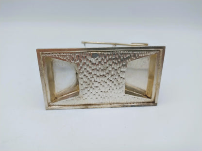 Zilveren miniatuur ophaalbrug met twee figuren, Schoonhoven, 1905