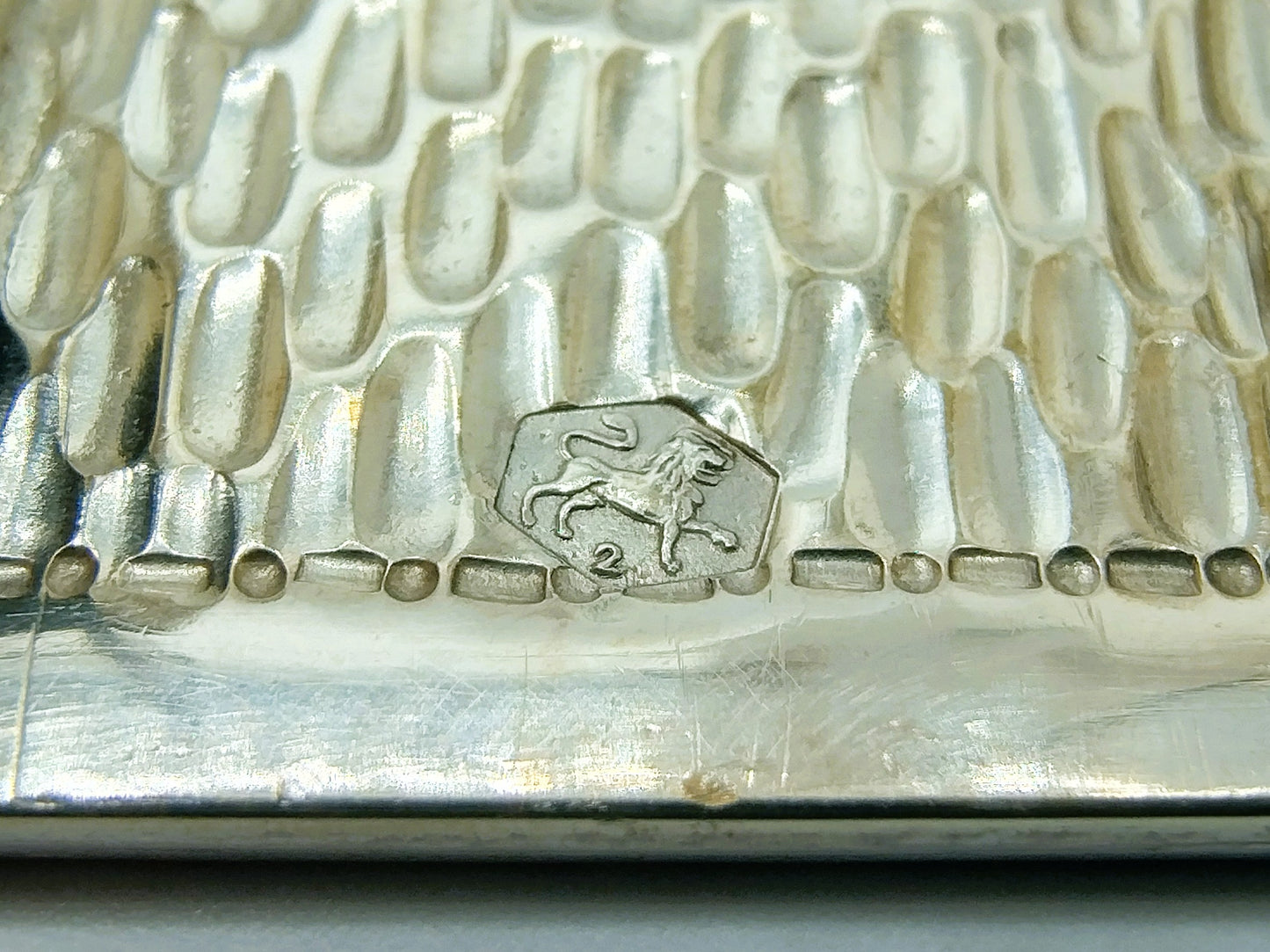 Zilveren miniatuur ophaalbrug met twee figuren, Schoonhoven, 1905