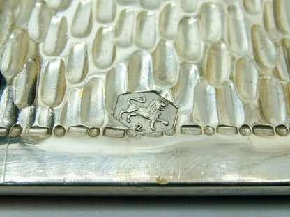 Zilveren miniatuur ophaalbrug met twee figuren, Schoonhoven, 1905