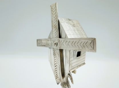 Zilveren miniatuur molenbeker, Alkmaar, 1911