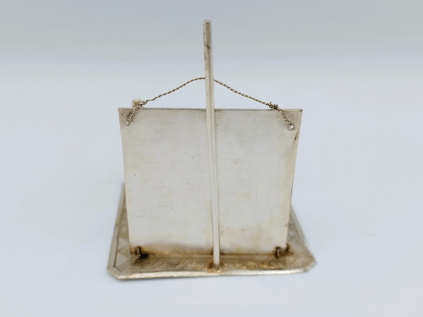 Zilveren miniatuur 'Vrouwtje van Stavoren', H. Preyer, Hoorn, 1902