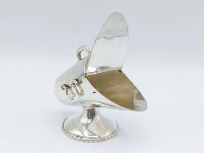 Zilveren miniatuur kolenbak, 20e eeuws
