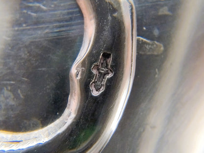 Zilveren miniatuur kolenbak, 20e eeuws