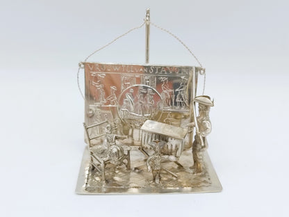 Zilveren miniatuur 'Vrouwtje van Stavoren', J. van Straten & Co, Hoorn, 1900