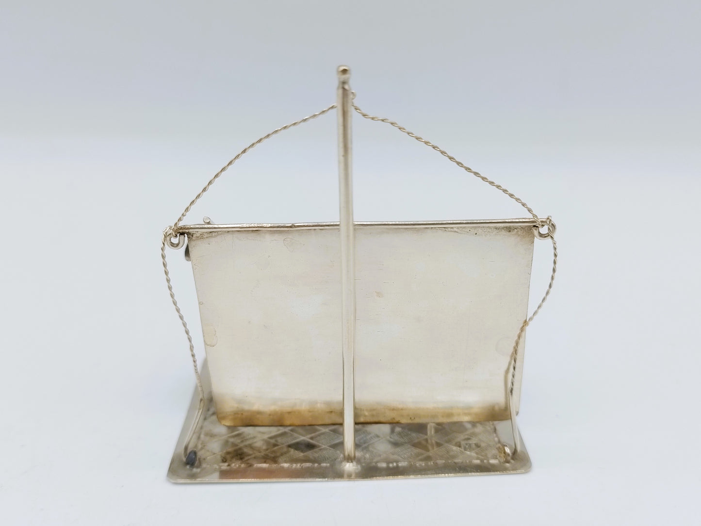Zilveren miniatuur 'Vrouwtje van Stavoren', J. van Straten & Co, Hoorn, 1900