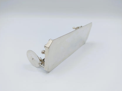 Zilveren miniatuur, kegelbaan, W. Brehm, Schoonhoven, ca. 1925