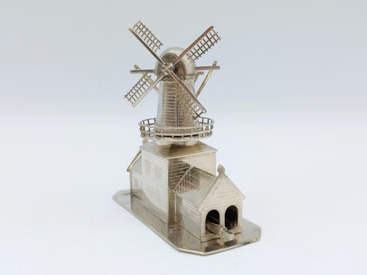 Zilveren miniatuur zaagmolen, J. Held, Amsterdam, 1882