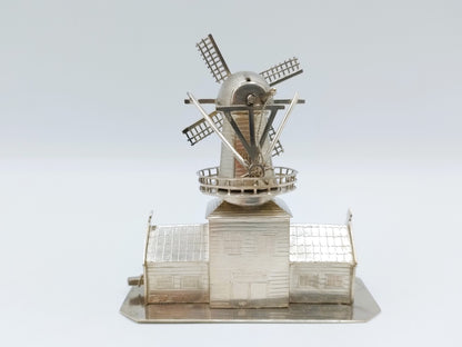 Zilveren miniatuur zaagmolen, J. Held, Amsterdam, 1882
