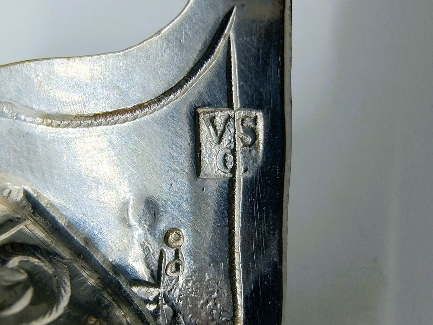 Zilveren miniatuur trekschuit, J. van Straten & Co,  Hoorn, 1894