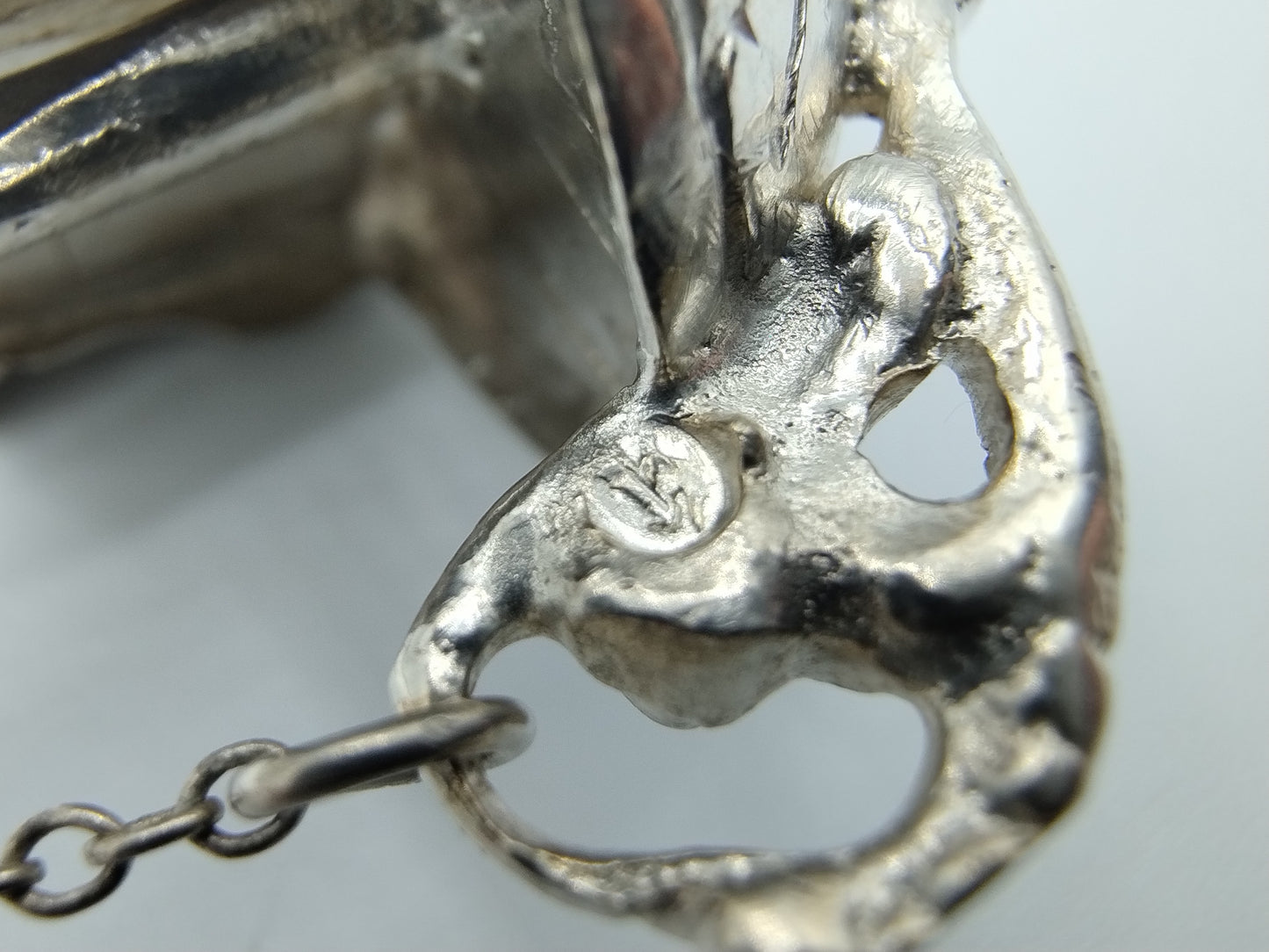 Zilveren miniatuur trekschuit, J. van Straten & Co,  Hoorn, 1894
