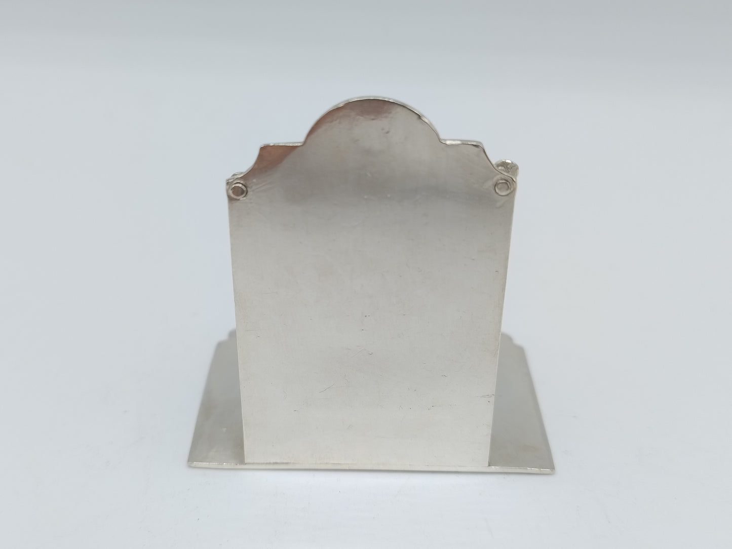 Zilveren miniatuur haardplaat, Wed. van Halteren, Schoonhoven, 1884