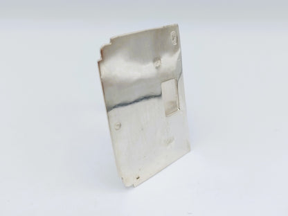 Zilveren miniatuur haardplaat, Wed. van Halteren, Schoonhoven, 1884