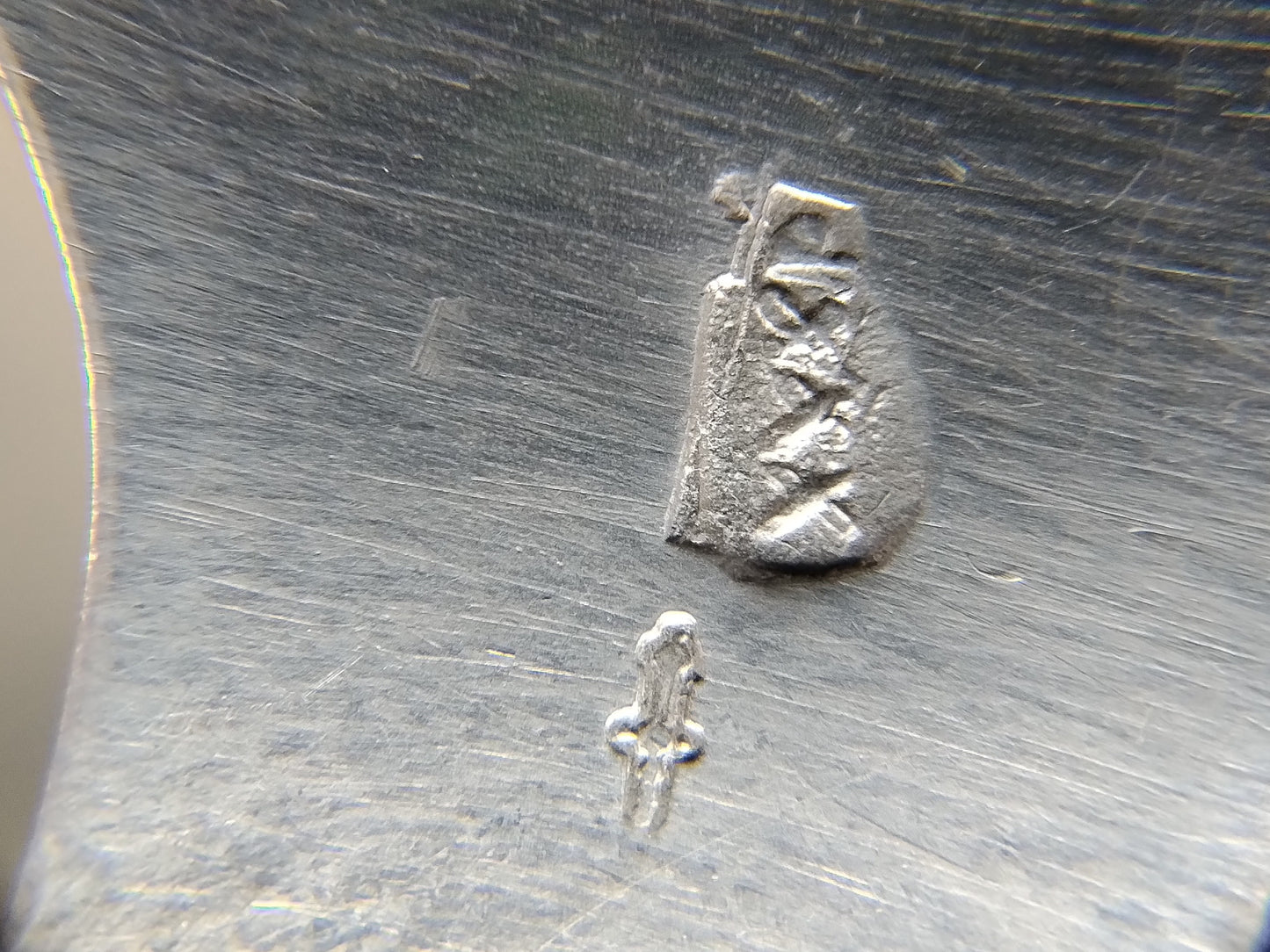 Zilveren miniatuur spinnewiel, 19e eeuws