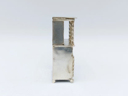 Zilveren miniatuur buffetkast, 19e eeuws