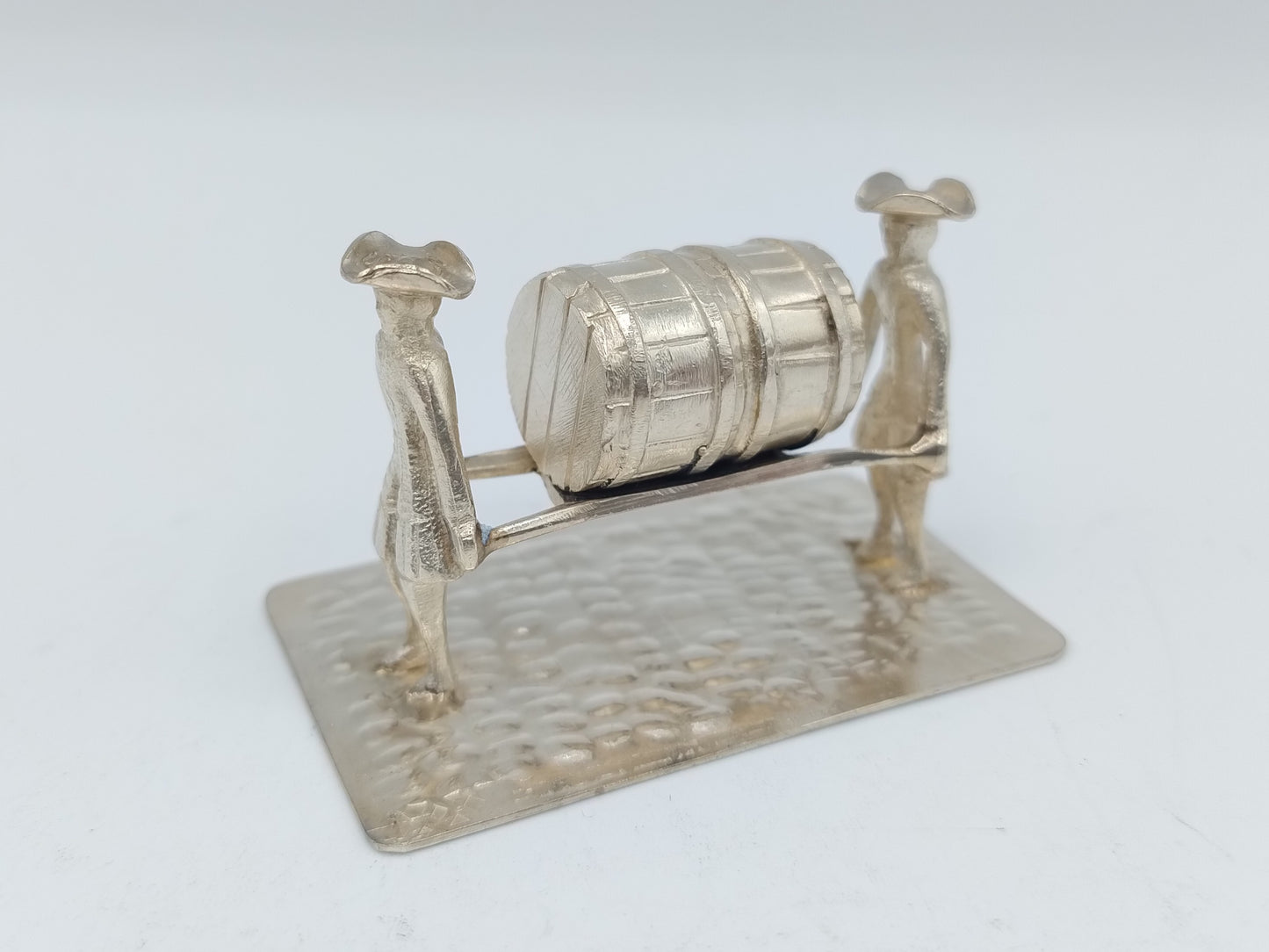 Zilveren miniatuur ton dragers, Dublin, 1829