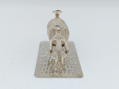 Zilveren miniatuur ton dragers, Dublin, 1829