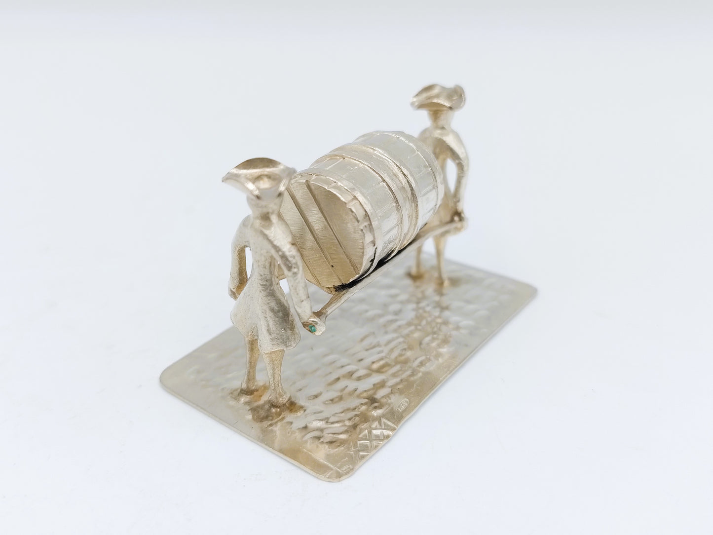 Zilveren miniatuur ton dragers, Dublin, 1829
