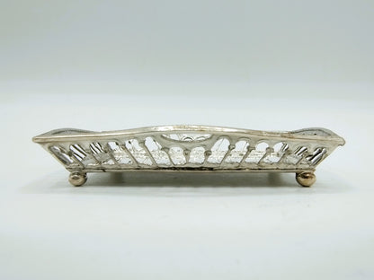 Zilveren miniatuur dienblad, B. Brandenburg, Schoonhoven, ca. 1905
