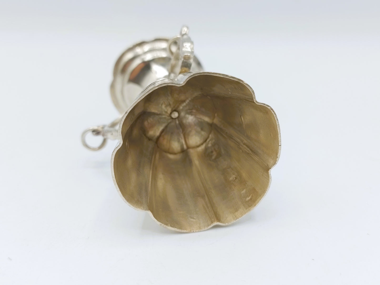 Zilveren miniatuur beker, Wed. W. de Pleyt, Schoonhoven,  ca. 1880
