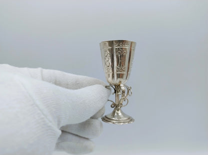 Zilveren miniatuur beker, Schoonhoven, 1891