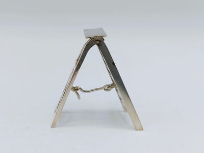 Zilveren miniatuur huishoud trap, 19e eeuws