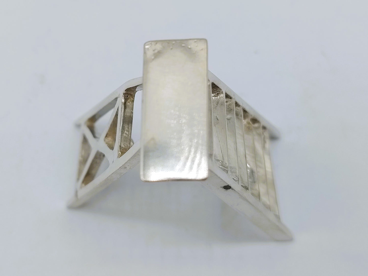 Zilveren miniatuur huishoud trap, 19e eeuws