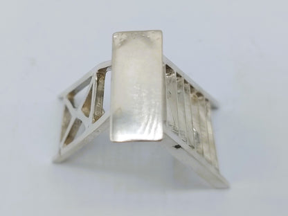 Zilveren miniatuur huishoud trap, 19e eeuws