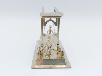 Zilveren miniatuur ophaalbrug, J. van Dijk, Hoorn, ca. 1910