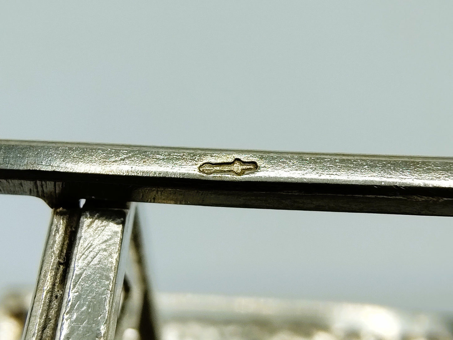 Zilveren miniatuur ophaalbrug, J. van Dijk, Hoorn, ca. 1910