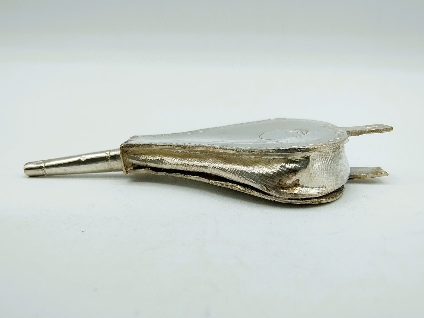 Zilveren miniatuur blaasbalg, J. van Straten, Hoorn, ca. 1850