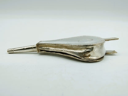 Zilveren miniatuur blaasbalg, J. van Straten, Hoorn, ca. 1850